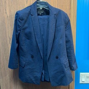 Size 14 Dark blue Blaser and size 12S dark blue matching dress pants